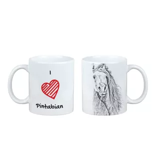 Pintabian - cup with a horse, cute cup with graphics, a gift with your photo from the Art-Dog brand