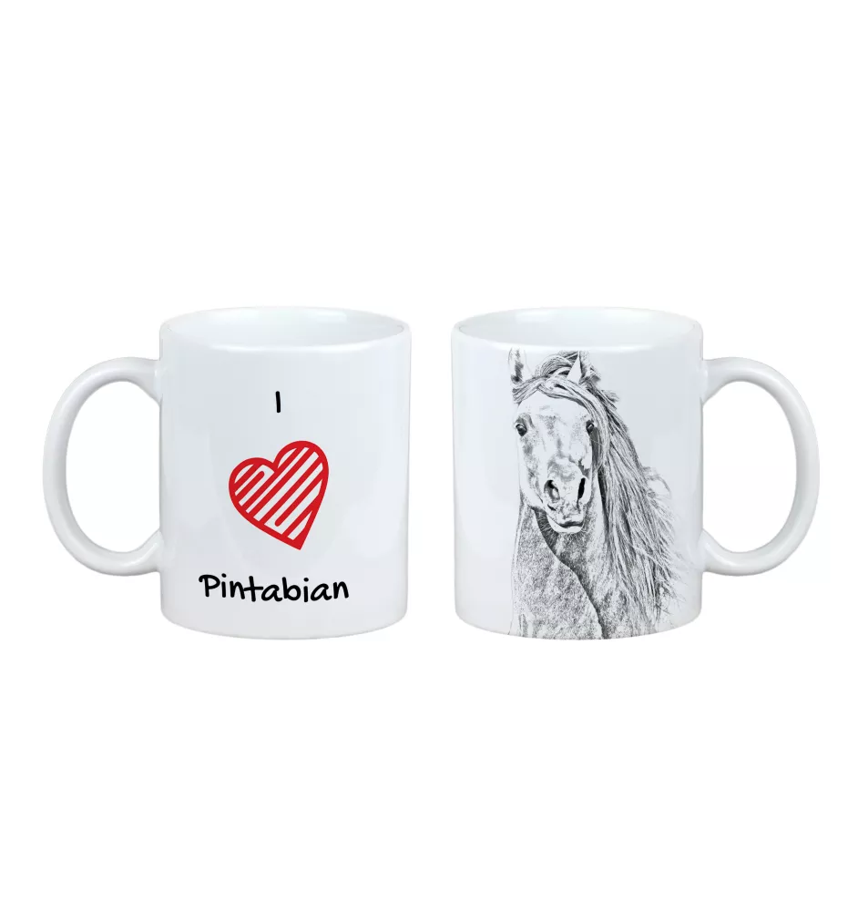 Pintabian - tasse avec un cheval, une tasse charmante avec une illustration, un cadeau avec votre photo de la marque Art-Dog