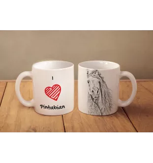 Pintabian - tasse avec un cheval, une tasse charmante avec une illustration, un cadeau avec votre photo de la marque Art-Dog