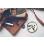 Selle Français - miroir de poche avec cheval, miroir personnalisé pour sac à main, miroir compact avec impression de la marque Art-Dog