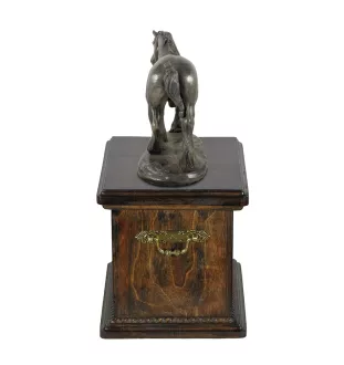 Shire urna na drewnie z statuetką konia Art-Dog