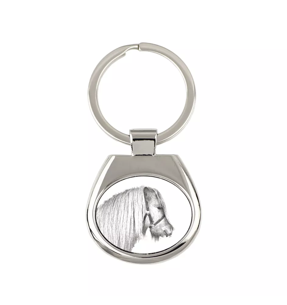 Shetland Pony - keychain with a horse, keychain with a print, personalized pendant from the Art-Dog brand