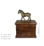 Comté - urne pour cendres de cheval avec statuette, urne personnalisée avec gravure, grande boîte pour cendres de cheval de la marque Art-Dog
