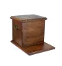 Shire - urn for horse ashes with a statuette, personalized urn with engraving, large box for horse ashes from the Art-Dog brand