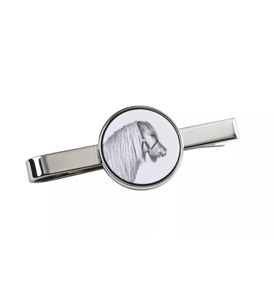 Shetlandpony - Krawattennadel mit Pferd, personalisierter Krawattenclip, einzigartiges Geschenk für Männer von der Marke Art-Dog