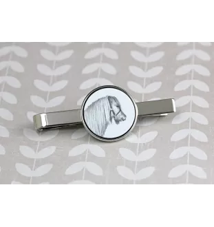 Shetlandpony - Krawattennadel mit Pferd, personalisierter Krawattenclip, einzigartiges Geschenk für Männer von der Marke Art-Dog
