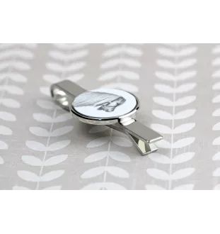 Shetland Pony - tie clip with a horse, personalized tie clip, a unique gift for a man from the Art-Dog brand