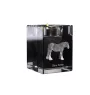 Shire - Candle holder with picture of a horse, crystal tealight holder, personalised gift by Art-Dog brand