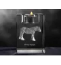 Comté - Bougeoir avec image d'un cheval, porte bougie en cristal, cadeau personnalisé par la marque Art-Dog