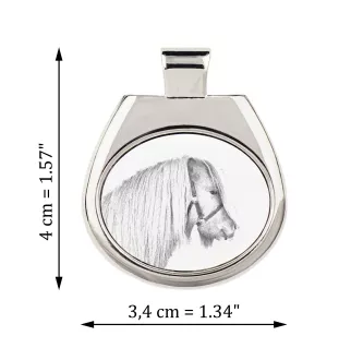 Poney Shetland - collier avec un cheval, pendentif personnalisé avec une photo, un collier unique pour femmes et hommes de la marque Art-Dog