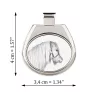 Shetland Pony - horse necklace, personalized pendant with a photo, unique necklace for women and men by Art-Dog brand