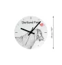 Shetland Pony - wall clock with a horse, shelf clock with a print, personalized home decoration from the Art-Dog brand