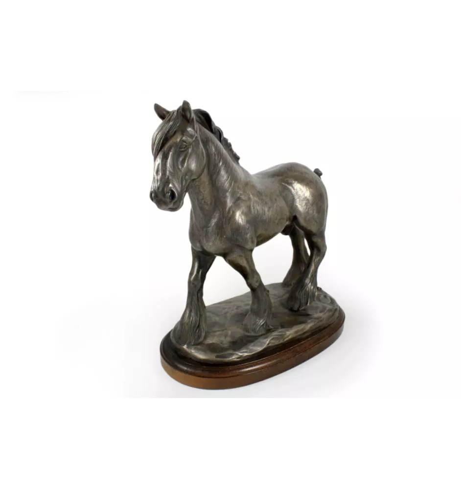 Shire - Reiterstatue, Pferdesilhouette auf Holz, prestigeträchtiger Preis im Wettbewerb der Marke Art-Dog