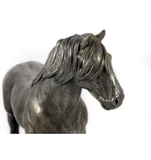 Shire - Reiterstatue, Pferdesilhouette auf Holz, prestigeträchtiger Preis im Wettbewerb der Marke Art-Dog