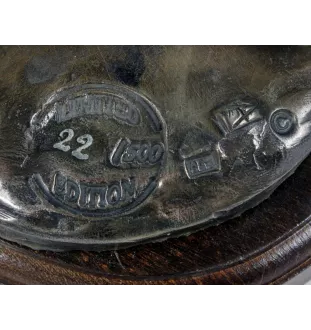 Shire - Reiterstatue, Pferdesilhouette auf Holz, prestigeträchtiger Preis im Wettbewerb der Marke Art-Dog