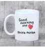 Shire kubek z koniem good morning Art-Dog