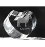 Poney Shetland - une photo de cheval dans un cristal, un cœur en cristal, un cadre exceptionnel avec une photo de la marque Art-Dog