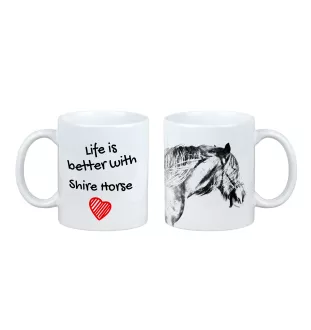 Comté - tasse avec un cheval, tasse avec une photo, cadeau personnalisé de la marque Art-Dog