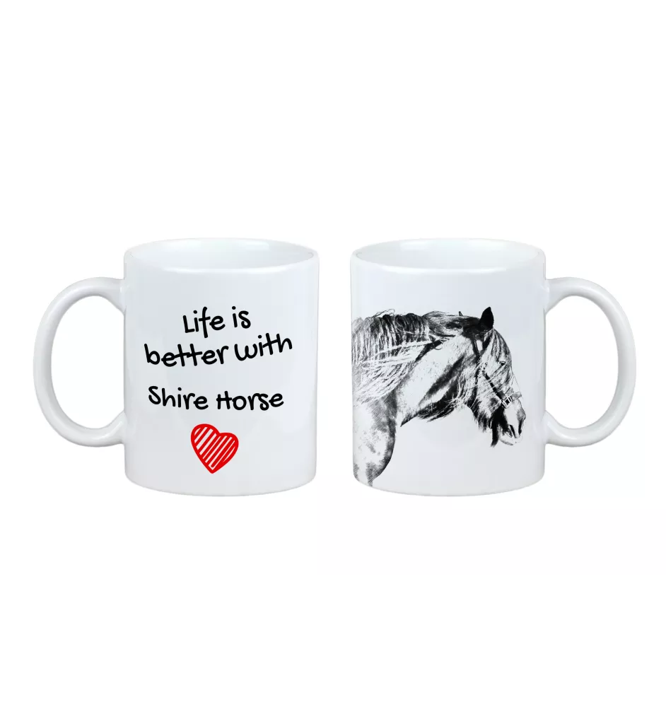 Shire - mug with a horse, mug with a photo, personalized gift from the Art-Dog brand