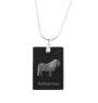 Poney Shetland - Crystal pendant with horse, silver necklace with photo, personalised pendant by Art-Dog brand