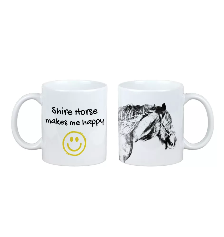 Shire - Becher mit Pferd, fröhlicher Becher für Hundefreunde, personalisiertes Geschenk der Marke Art-Dog