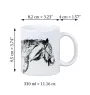 Shire - cup with a horse, a cheerful cup for a dog lover, a personalized gift from the Art-Dog brand