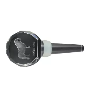 Kuc szetlandzki grubszy stopper do wina z koniem Art-Dog