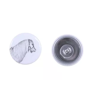 Poney Shetland - boucles d'oreilles votre photo, fait main, bijoux fabriqués à la main de la marque Art-Dog