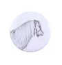 Shetlandpony - Sammlerring mit einem Pferdeporträt, handgefertigtes Produkt, Marke Art-Dog