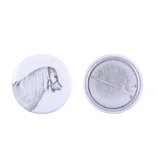 Shetlandpony - Hemdverzierung, Taschenanstecker, das perfekte Geschenk mit der Möglichkeit, Ihr eigenes Markenlogo hinzuzufügen.