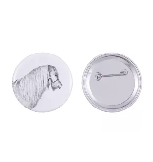 Shetland Pony - magnet with a horse, a unique imprint of the Art-Dog horse brand