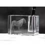 Poney Shetland - Porte-stylos, organiseur en cristal avec image d'un cheval, décoration de bureau unique par la marque Art-Dog