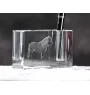 Poney Shetland - Porte-stylos, organiseur en cristal avec image d'un cheval, décoration de bureau unique par la marque Art-Dog