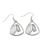 Poney Shetland - boucles d'oreilles avec un cheval, boucles d'oreilles pendantes avec une image, bijoux personnalisés avec l'impression de la marque Art-Dog