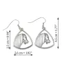 Poney Shetland - boucles d'oreilles avec un cheval, boucles d'oreilles pendantes avec une image, bijoux personnalisés avec l'impression de la marque Art-Dog