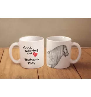 Shetlandpony - Tasse mit Hund, personalisierte Tasse mit Druck, klassisches Geschenk für jeden von der Marke Art-Dog.