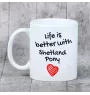 Poney Shetland - tasse avec un cheval, tasse avec une photo, cadeau personnalisé de la marque Art-Dog