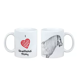 Shetland Pony - cup with a horse, cute cup with graphics, a gift with your photo from the Art-Dog brand