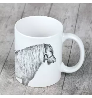 Shetland Pony - cup with a horse, a cheerful cup for a dog lover, a personalized gift from the Art-Dog brand