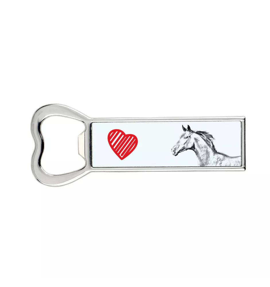 Zweibrücker - ouvre-bouteille avec un cheval, ouvre-bouteille personnalisé pour le réfrigérateur, cadeau unique pour homme de la marque Art-Dog