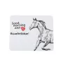 Zweibrücker - mouse pad with print, personalized pad with a horse, unique gadget for an office worker from the Art-Dog brand