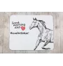Zweibrücker - tapis de souris imprimé, tapis de souris personnalisé avec un cheval, un gadget unique pour un employé de bureau de la marque Art-Dog