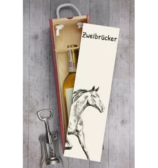 Zweibrücker pudełko na wino z koniem Art-Dog