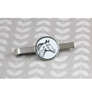 Zweibrücker - Krawattennadel mit Pferd, personalisierter Krawattenclip, einzigartiges Geschenk für Männer von der Marke Art-Dog