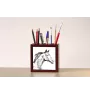 Zweibrücker - Stifthalter mit Pferd, Schreibtischorganizer mit Aufdruck, personalisierte Schreibtischdekoration der Marke Art-Dog