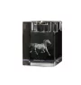 Zweibrücker - Bougeoir avec image d'un cheval, porte bougie en cristal, cadeau personnalisé par la marque Art-Dog