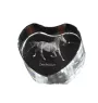 Zweibrücker - a photo of a horse in crystal, a crystal heart, a unique frame with a photo from the Art-Dog brand