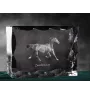 Zweibrücker - crystal with a picture of a horse, glass statuette with a picture, unique frame with a picture from Art-Dog brand