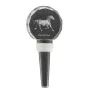 Zweibrücker - Crystal bottle stopper with horse, unique wine stopper with photo, personalised gift for sommelier by Art-Dog brand