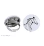 Zweibrücker - Bague de collection avec l'image d'un cheval, produit fait à la main, marque Art-Dog